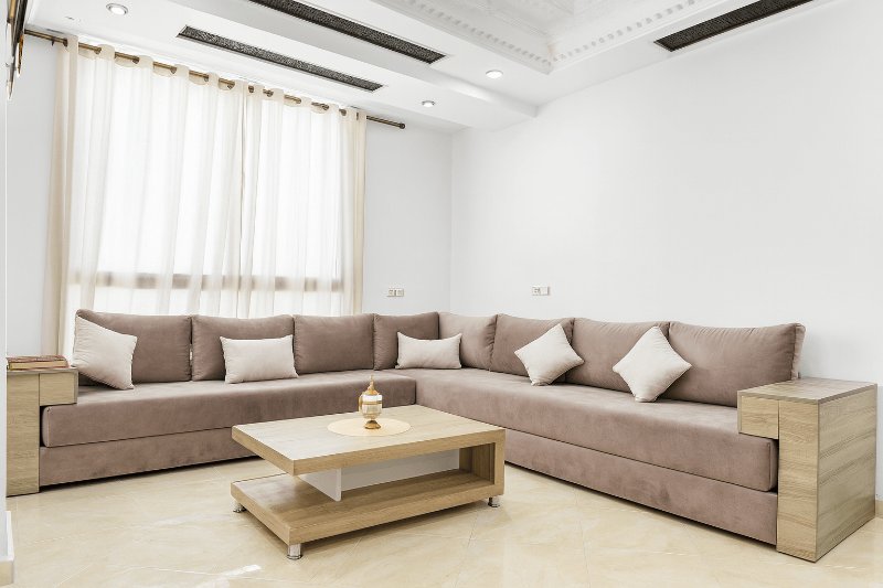 After - The bathroom with the harsh shadows