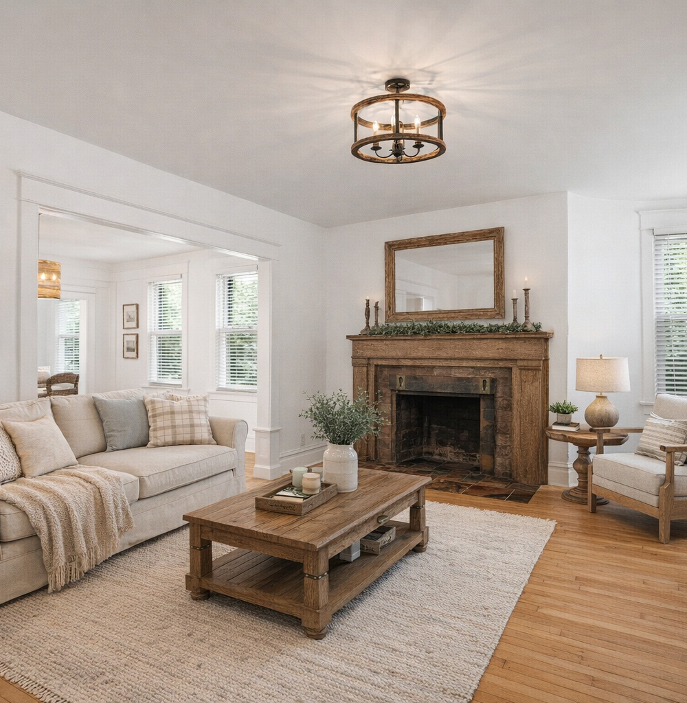 Farmhouse virtual staging