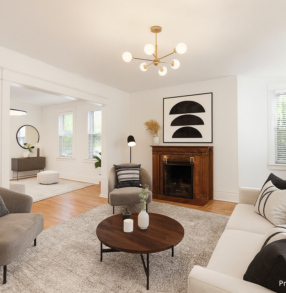 Modern virtual staging
